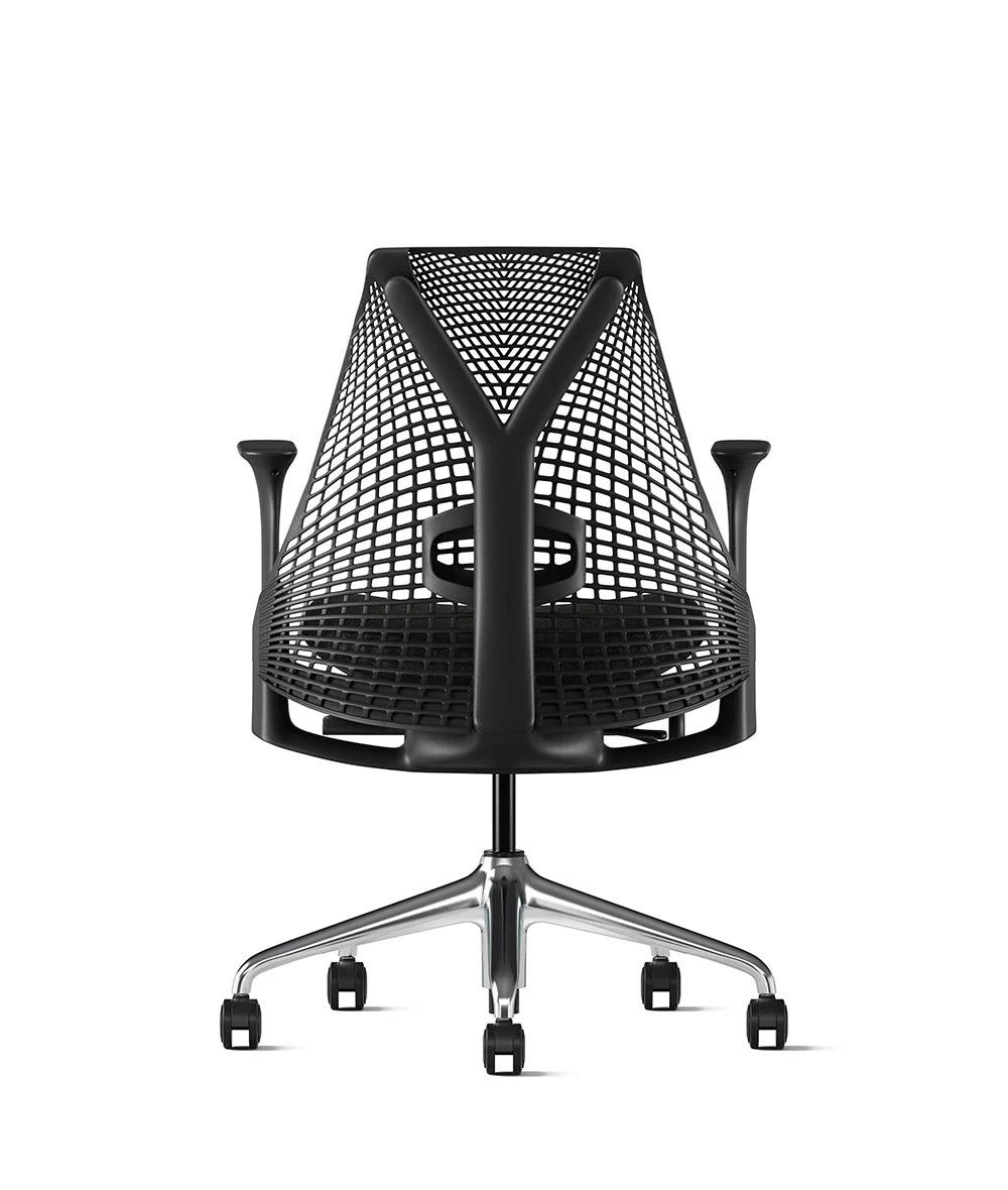 Siège de bureau Sayl* Noir et aluminium poli - Image 89