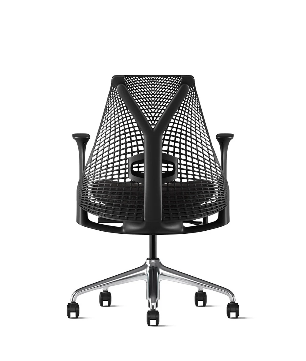 Siège de bureau Sayl* Noir et aluminium poli - Image 91