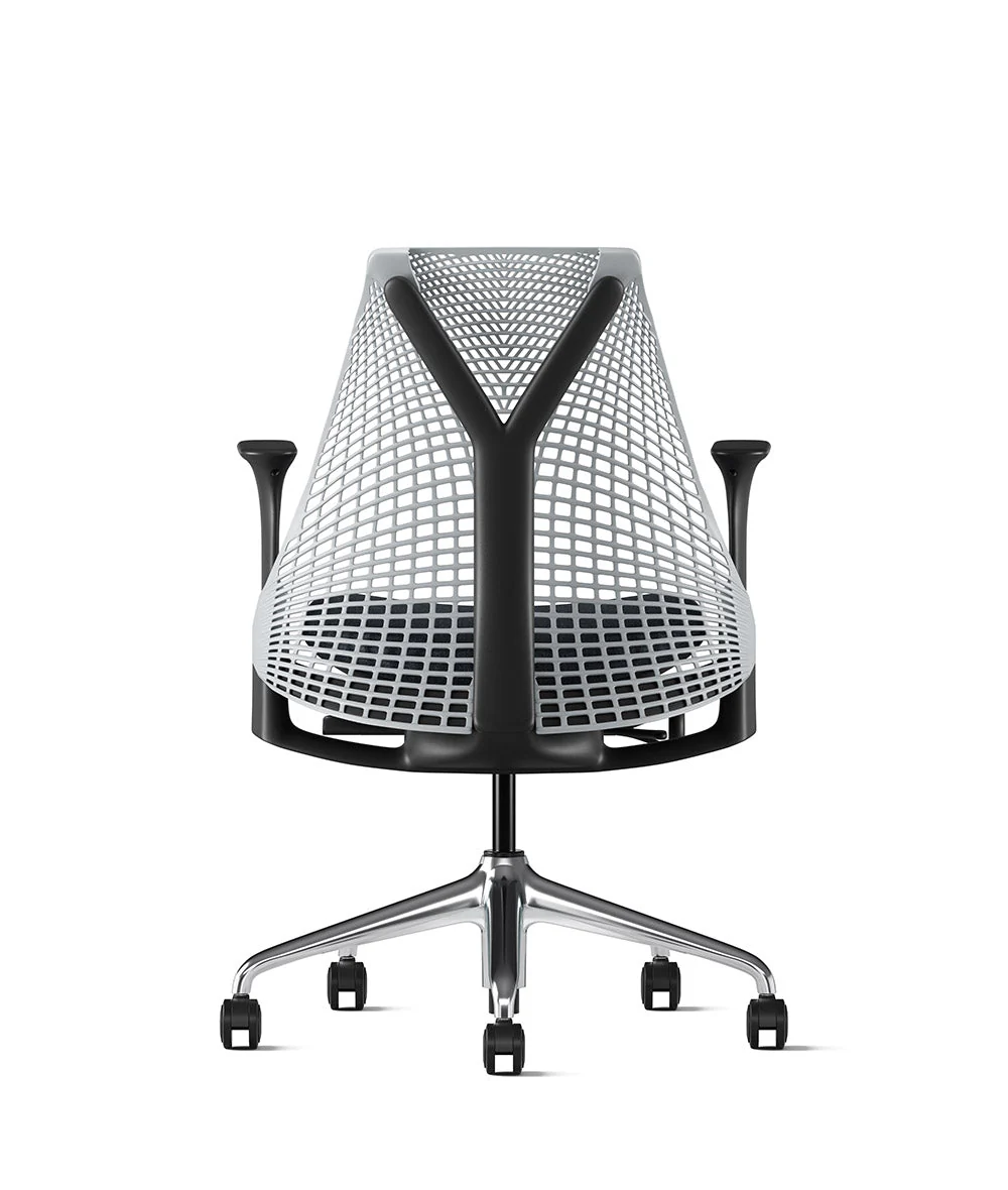 Siège de bureau Sayl* Noir et aluminium poli - Image 97