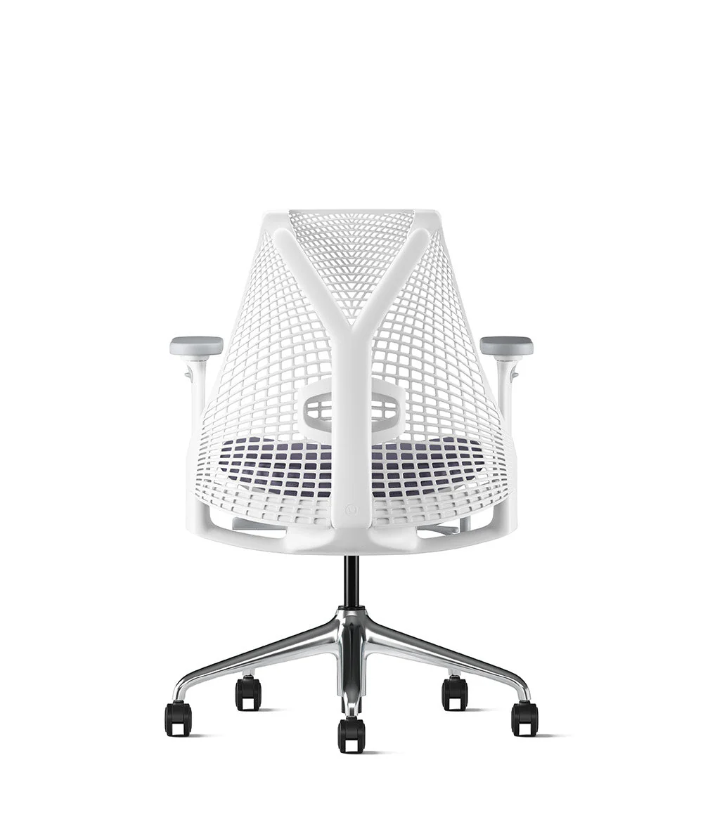 Siège de bureau Sayl* Blanc et aluminium poli - Image 104