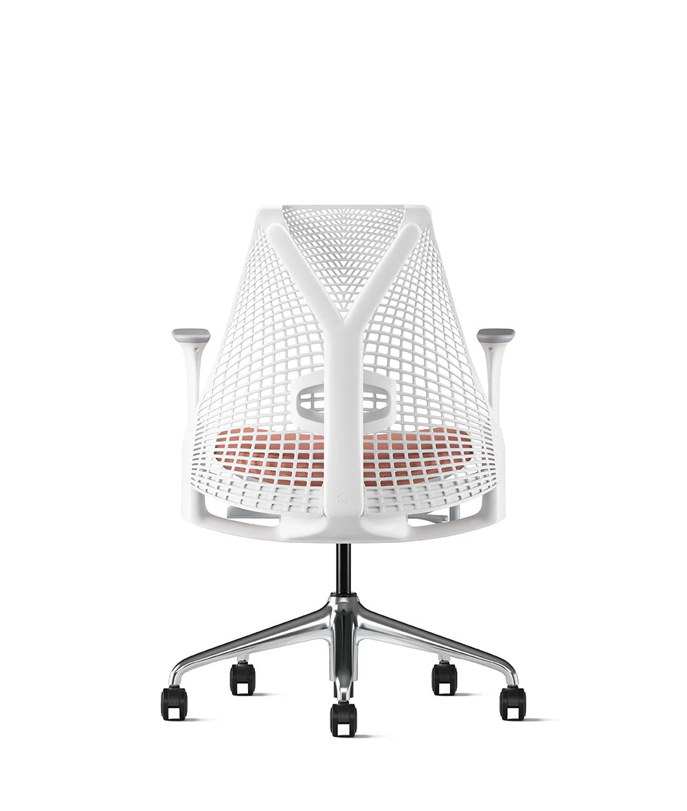 Siège de bureau Sayl* Blanc et aluminium poli - Image 110