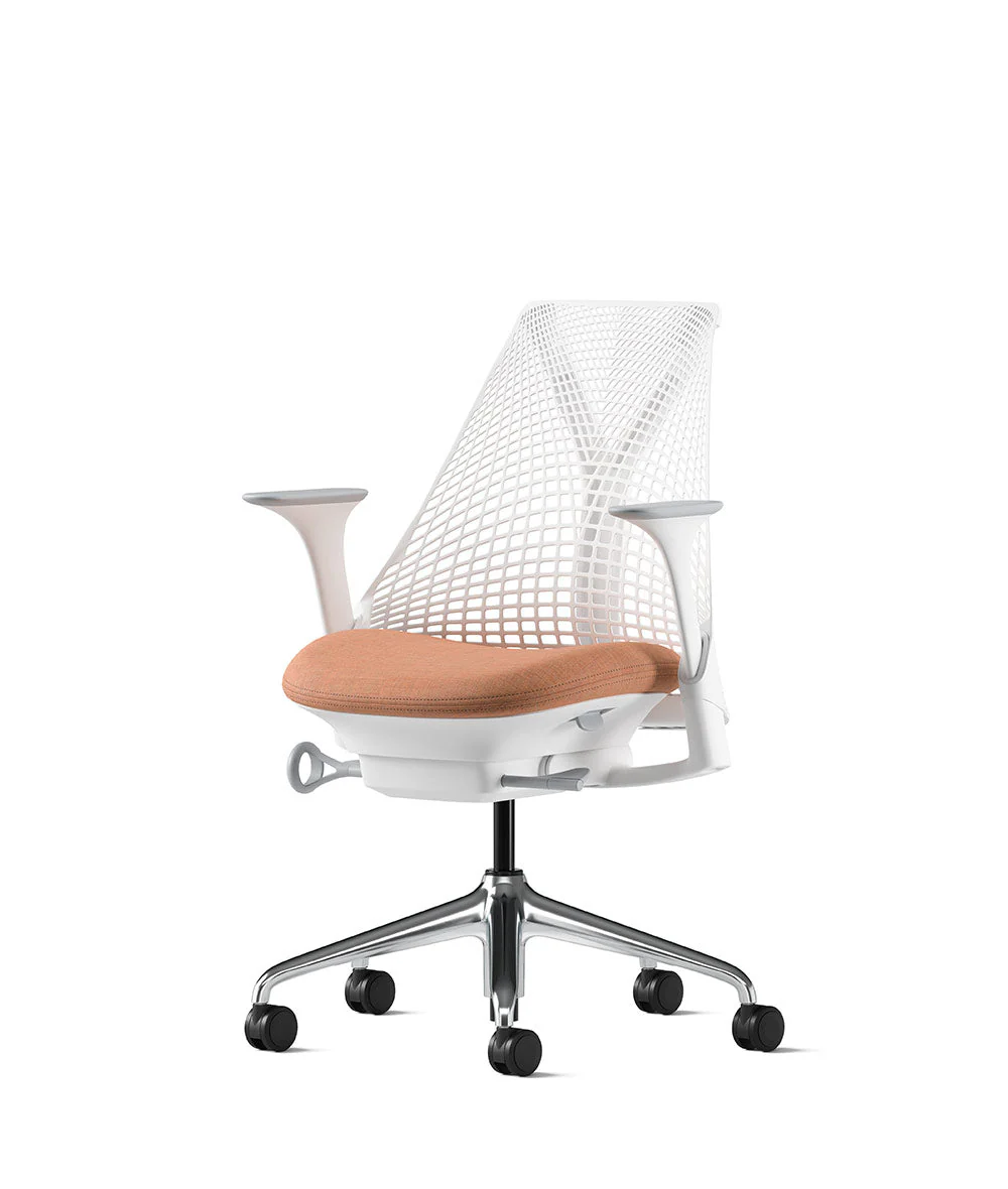 Siège de bureau Sayl* Blanc et aluminium poli - Image 113