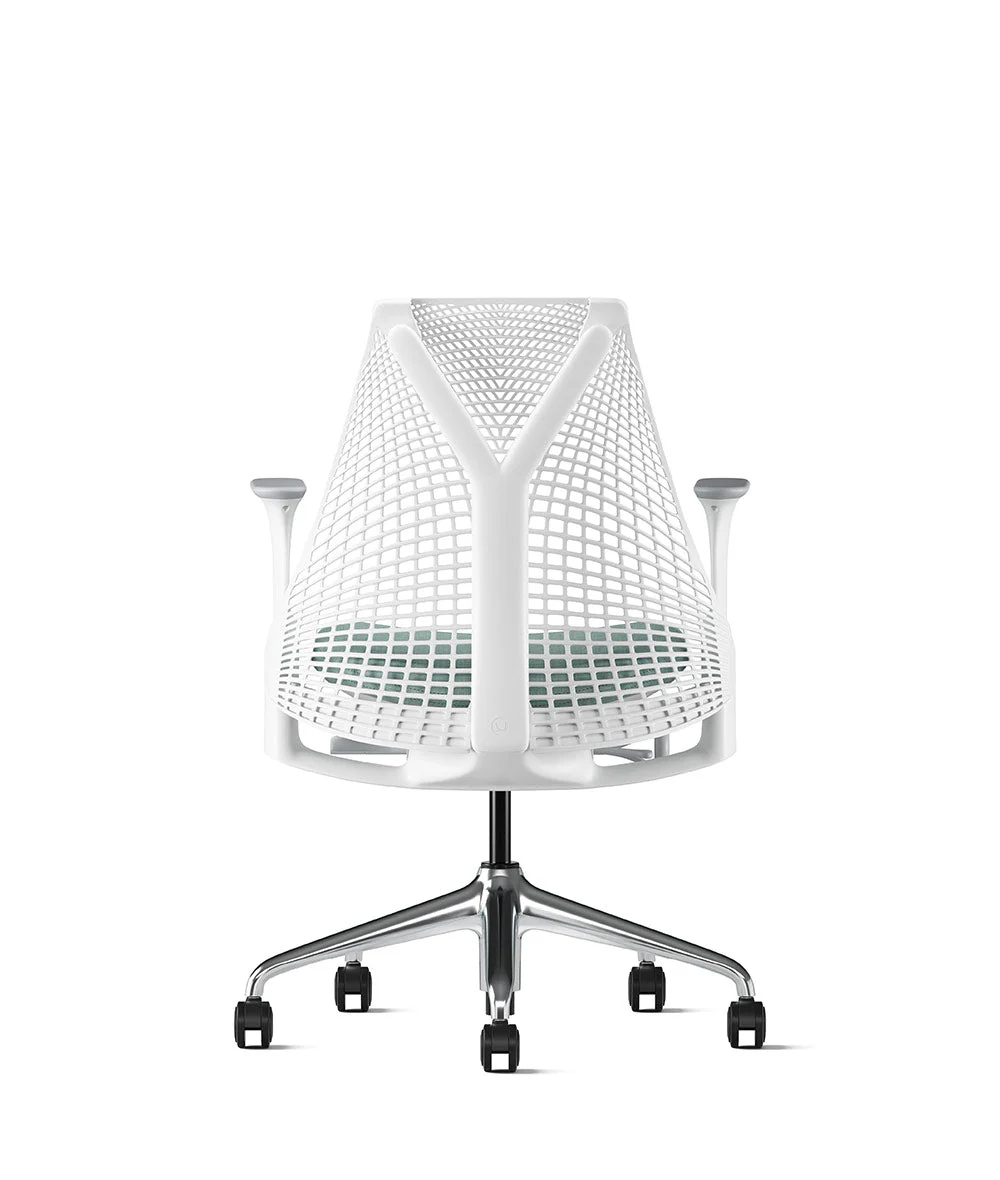 Siège de bureau Sayl* Blanc et aluminium poli - Image 130