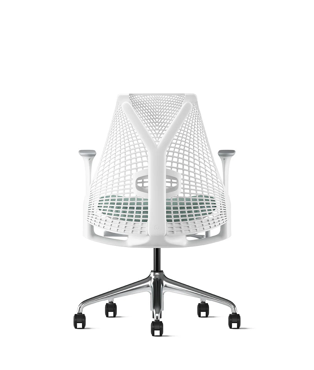 Siège de bureau Sayl* Blanc et aluminium poli - Image 134