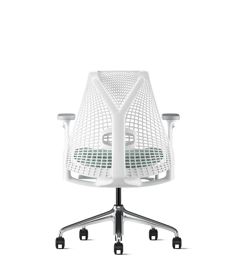 Siège de bureau Sayl* Blanc et aluminium poli - Image 136