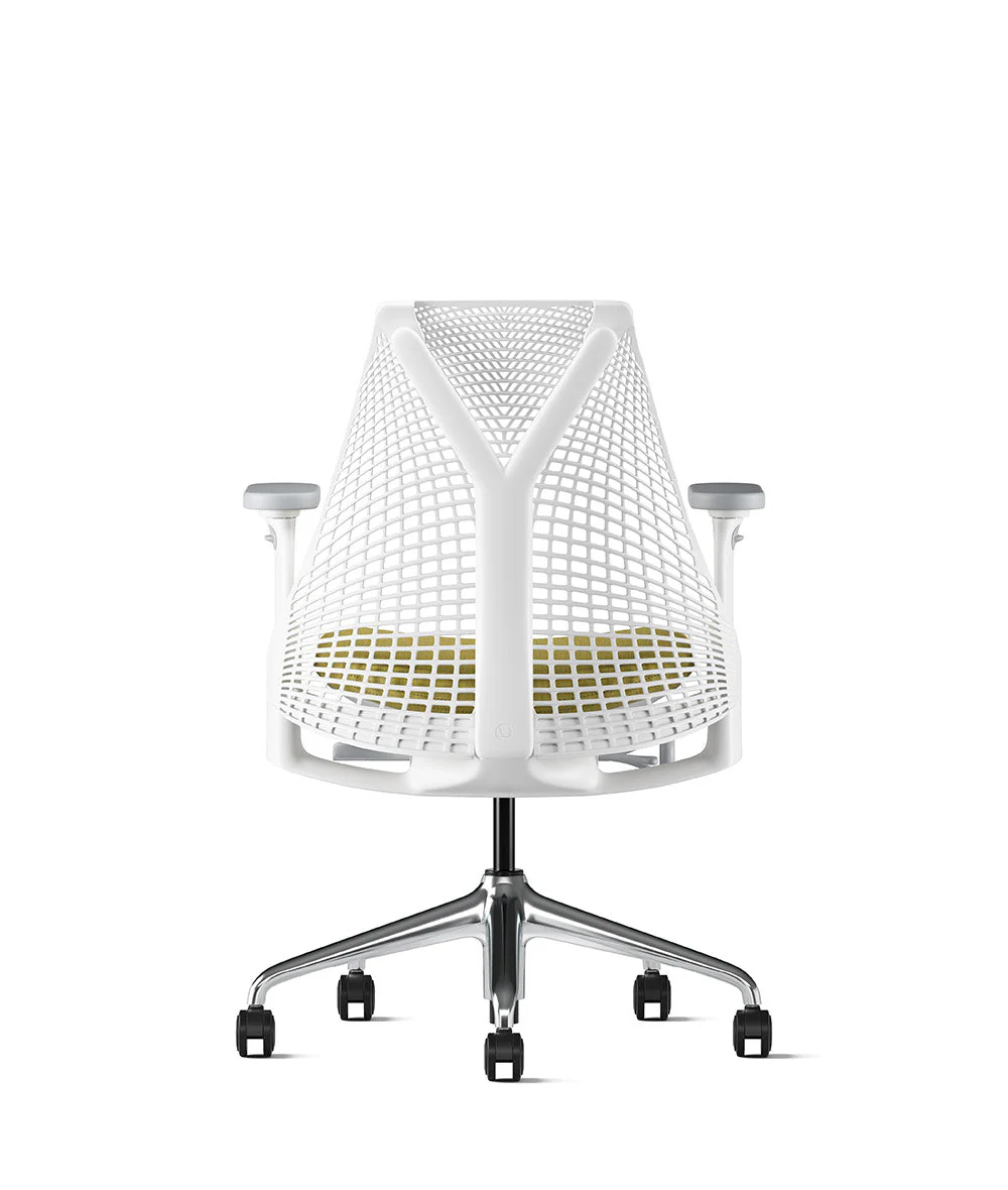 Siège de bureau Sayl* Blanc et aluminium poli - Image 140