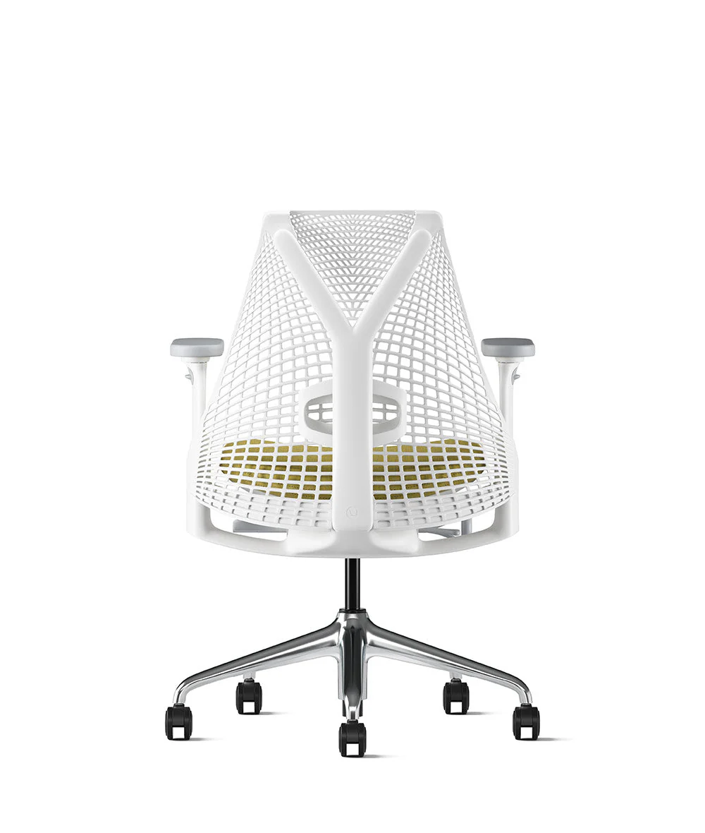 Siège de bureau Sayl* Blanc et aluminium poli - Image 144