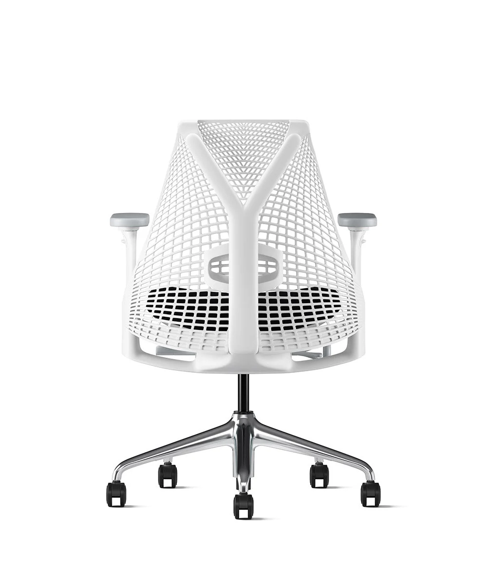 Siège de bureau Sayl* Blanc et aluminium poli - Image 164