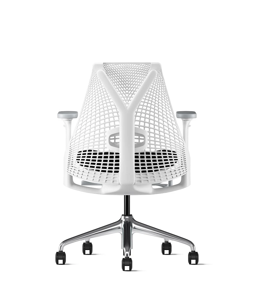 Siège de bureau Sayl* Blanc et aluminium poli - Image 166