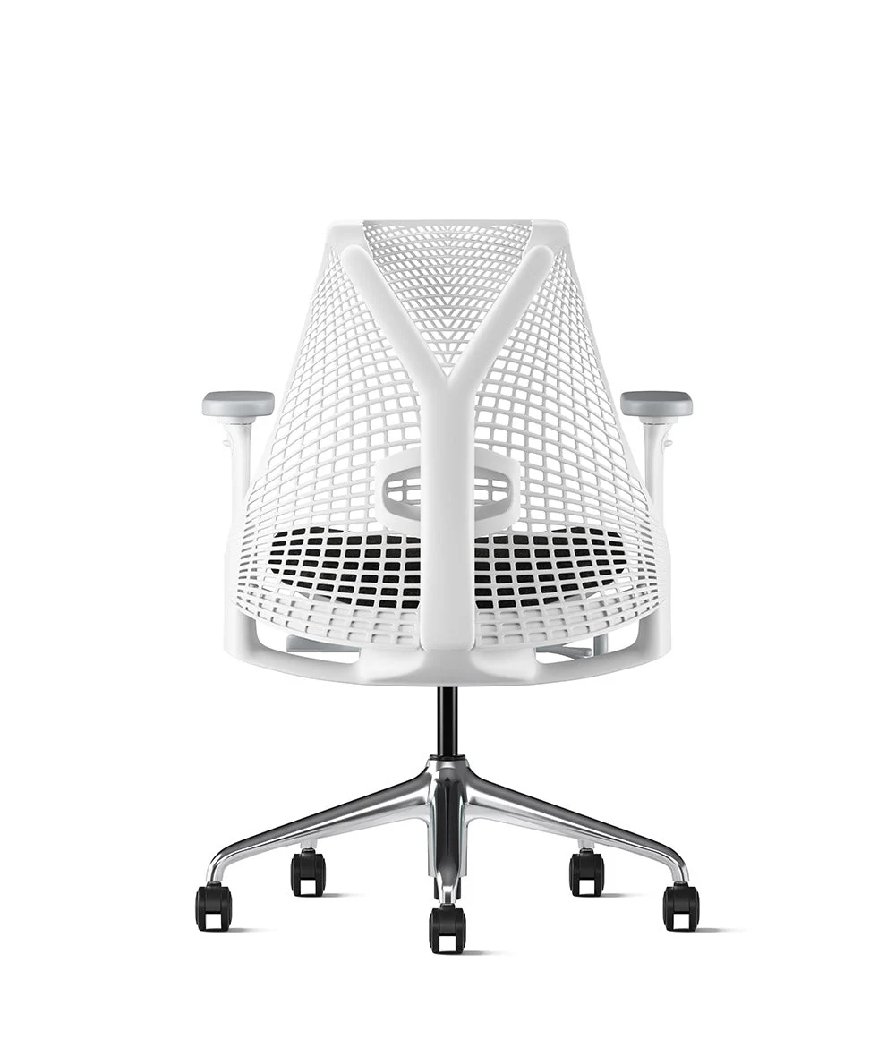 Siège de bureau Sayl* Blanc et aluminium poli - Image 170