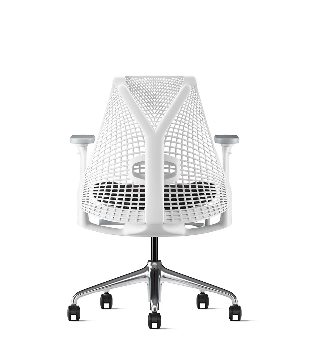 Siège de bureau Sayl* Blanc et aluminium poli - Image 172