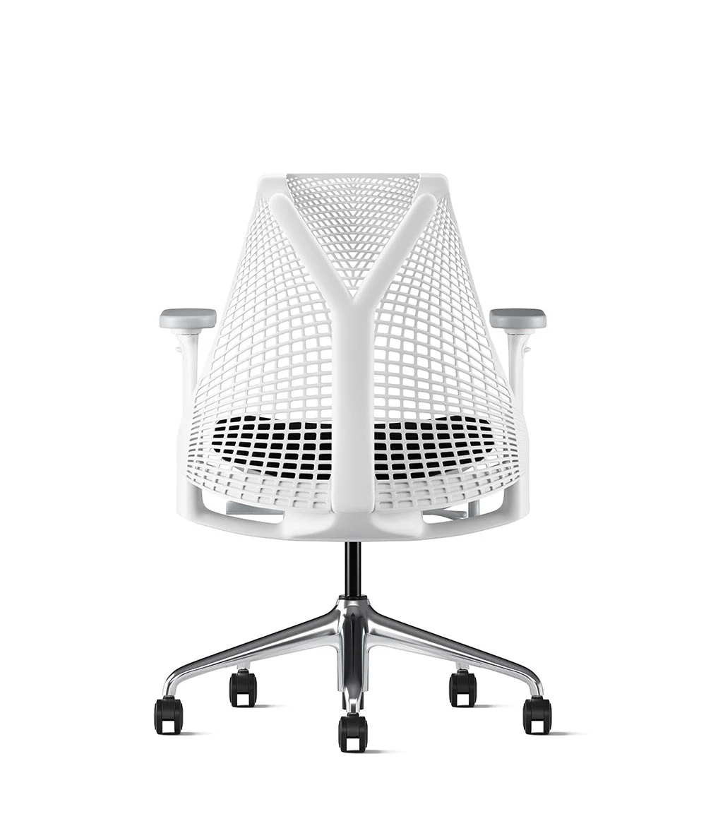 Siège de bureau Sayl* Blanc et aluminium poli - Image 178