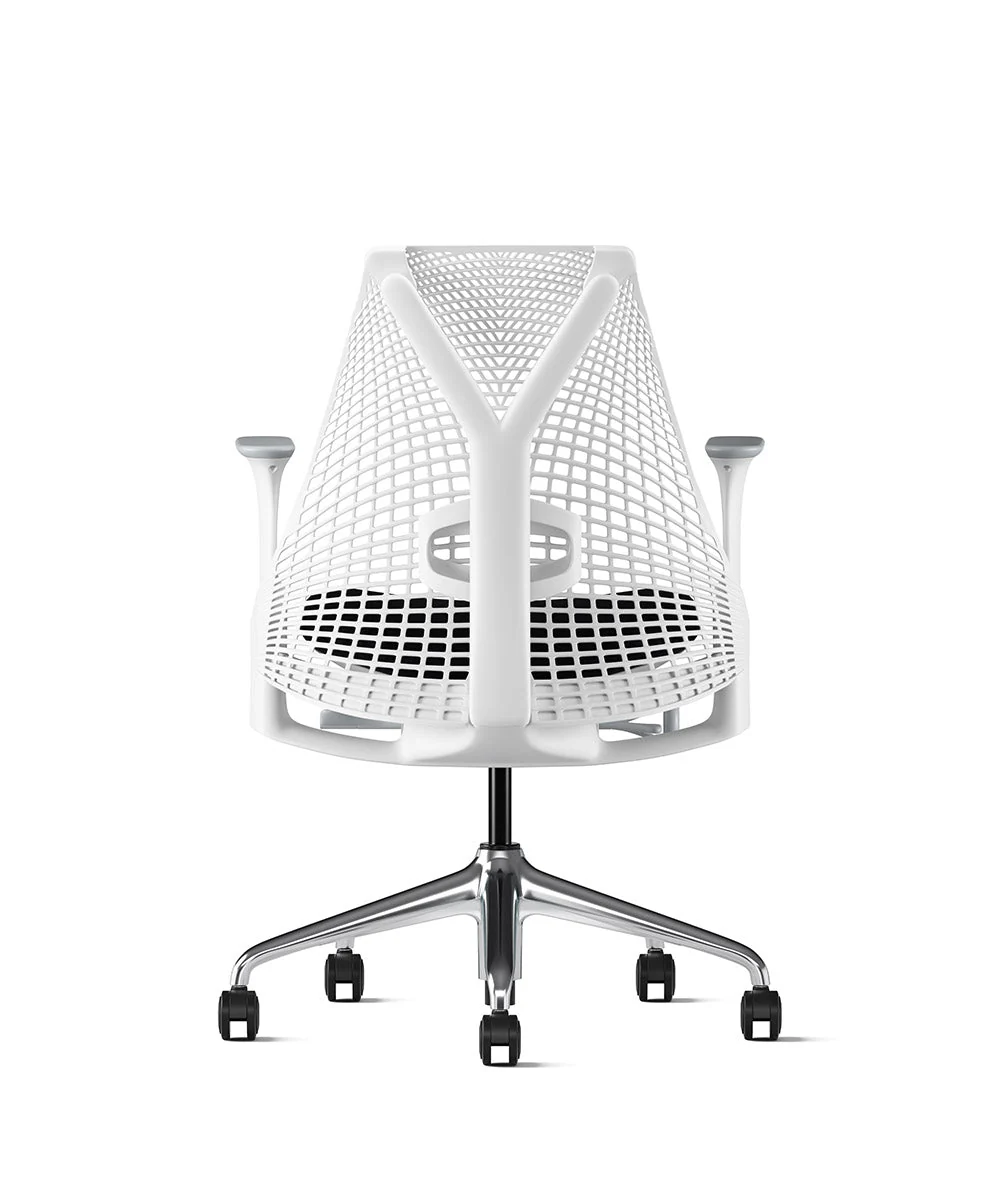 Siège de bureau Sayl* Blanc et aluminium poli - Image 188