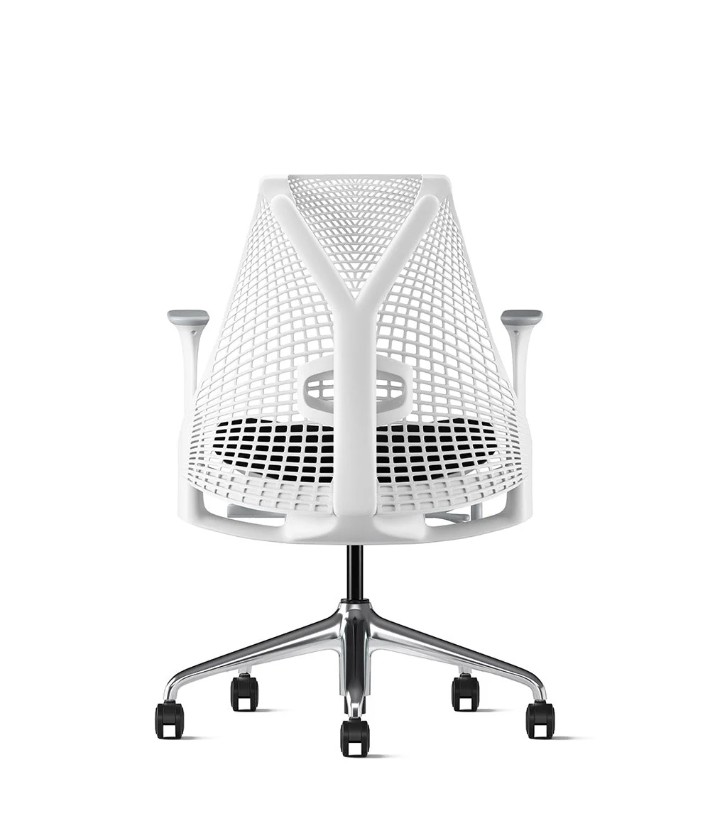 Siège de bureau Sayl* Blanc et aluminium poli - Image 190