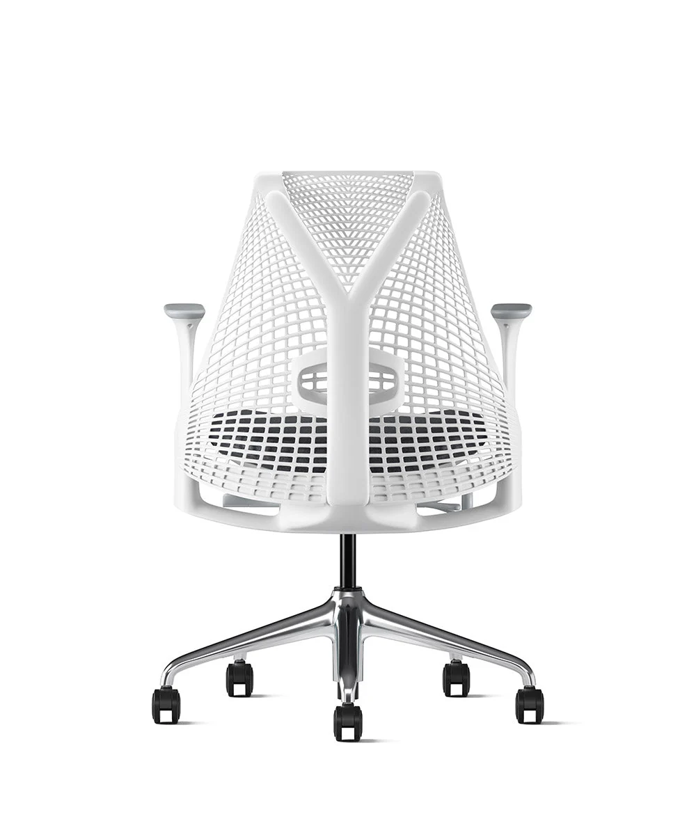 Siège de bureau Sayl* Blanc et aluminium poli - Image 192
