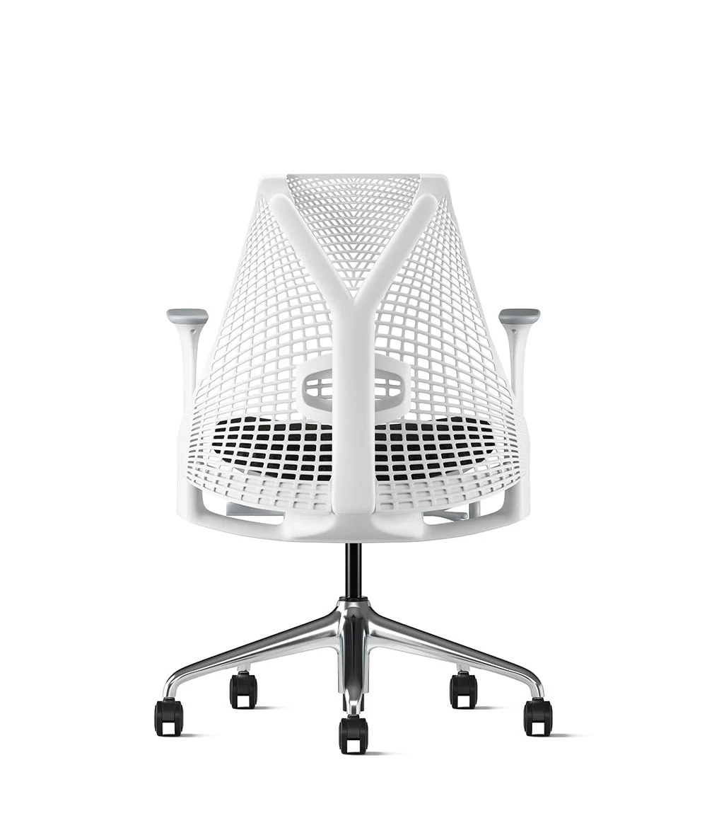 Siège de bureau Sayl* Blanc et aluminium poli - Image 194