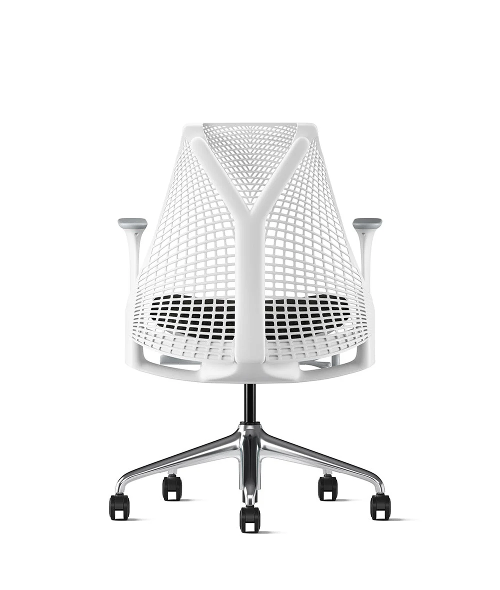 Siège de bureau Sayl* Blanc et aluminium poli - Image 206