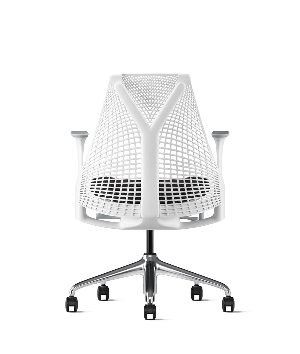 Siège de bureau Sayl* Blanc et aluminium poli - Image 208