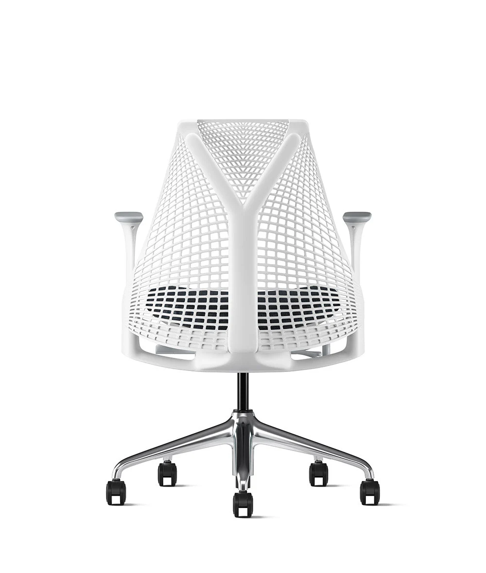 Siège de bureau Sayl* Blanc et aluminium poli - Image 210