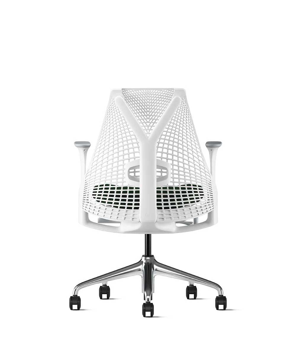 Siège de bureau Sayl* Blanc et aluminium poli - Image 54