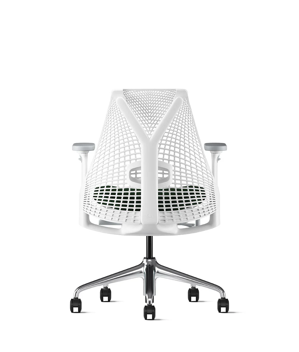 Siège de bureau Sayl* Blanc et aluminium poli - Image 56