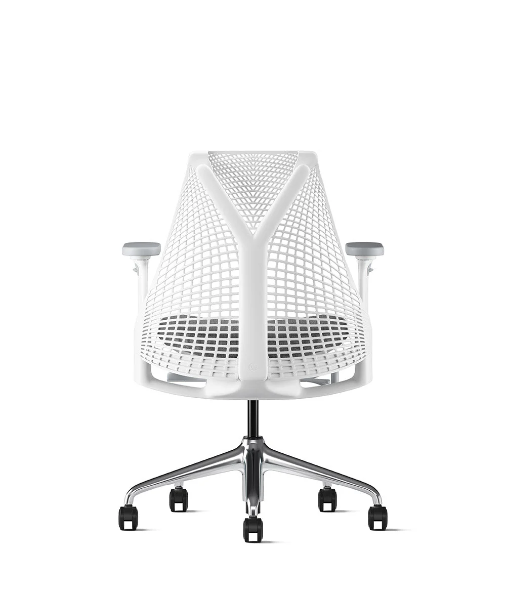 Siège de bureau Sayl* Blanc et aluminium poli - Image 68