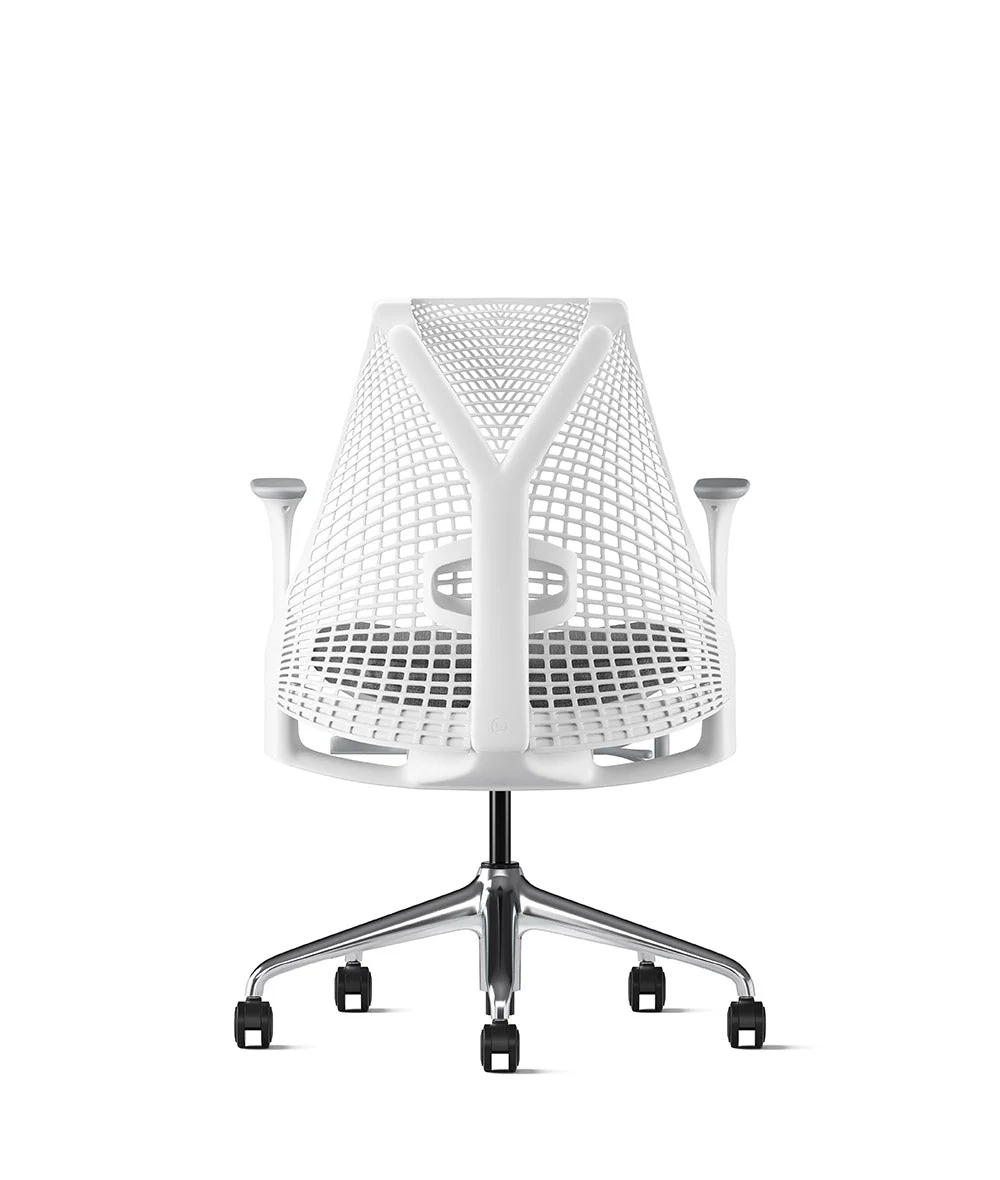 Siège de bureau Sayl* Blanc et aluminium poli - Image 70