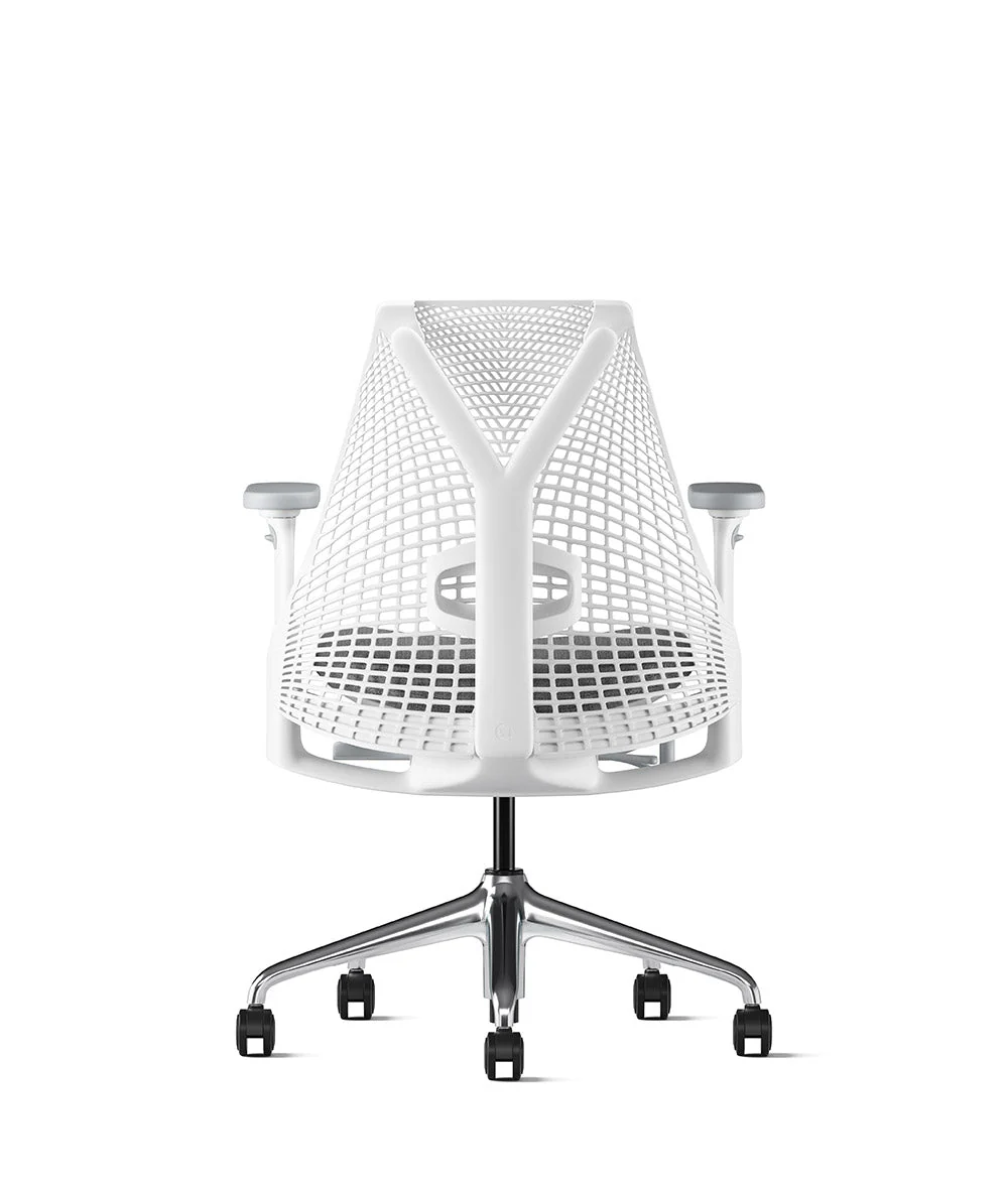 Siège de bureau Sayl* Blanc et aluminium poli - Image 72