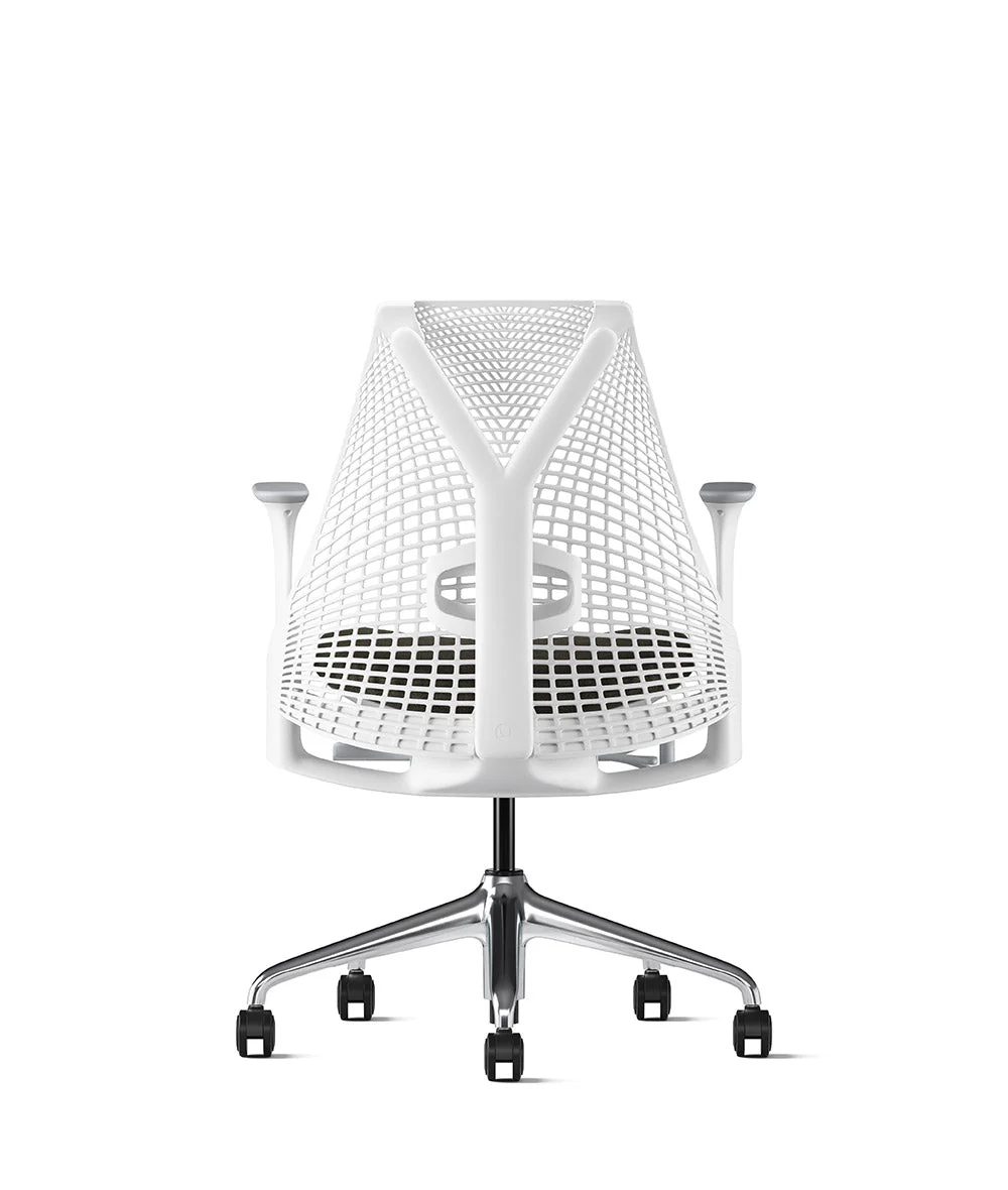 Siège de bureau Sayl* Blanc et aluminium poli - Image 78