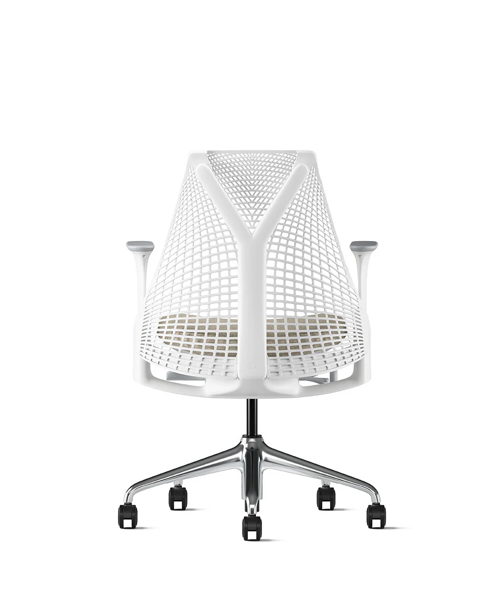 Siège de bureau Sayl* Blanc et aluminium poli - Image 82