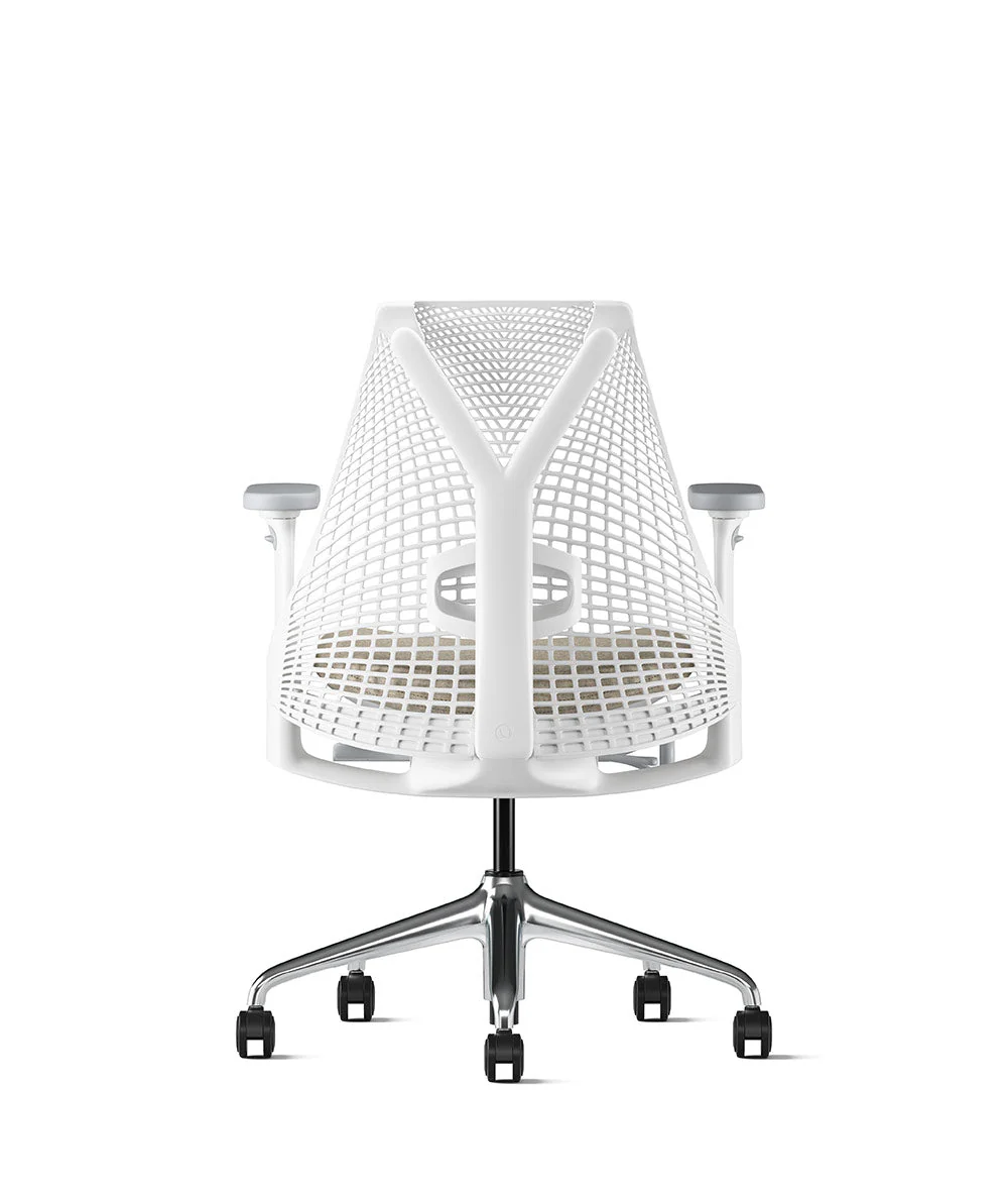 Siège de bureau Sayl* Blanc et aluminium poli - Image 88