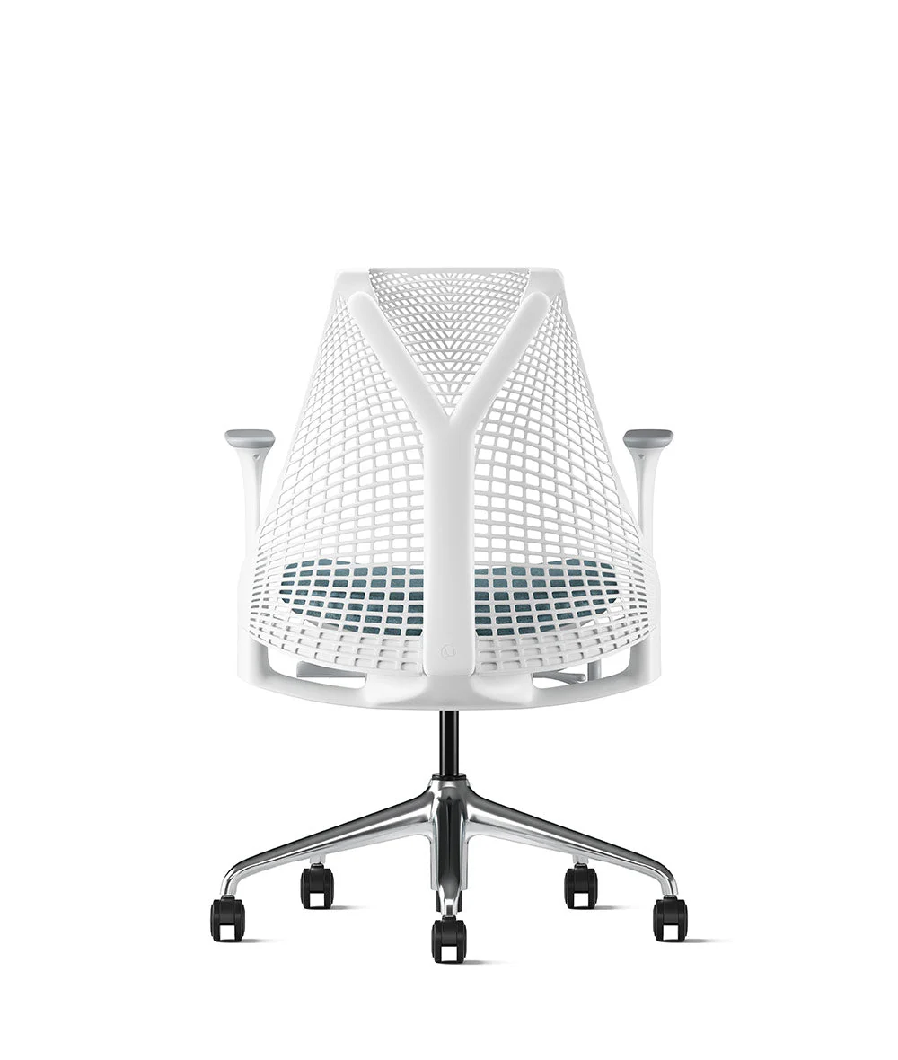 Siège de bureau Sayl* Blanc et aluminium poli - Image 90