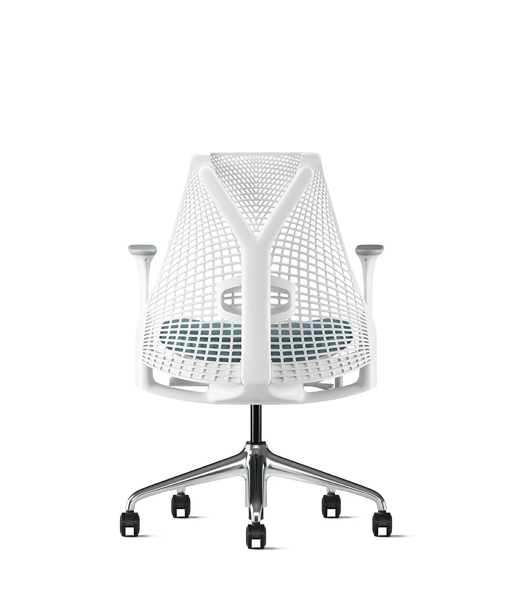Siège de bureau Sayl* Blanc et aluminium poli - Image 94