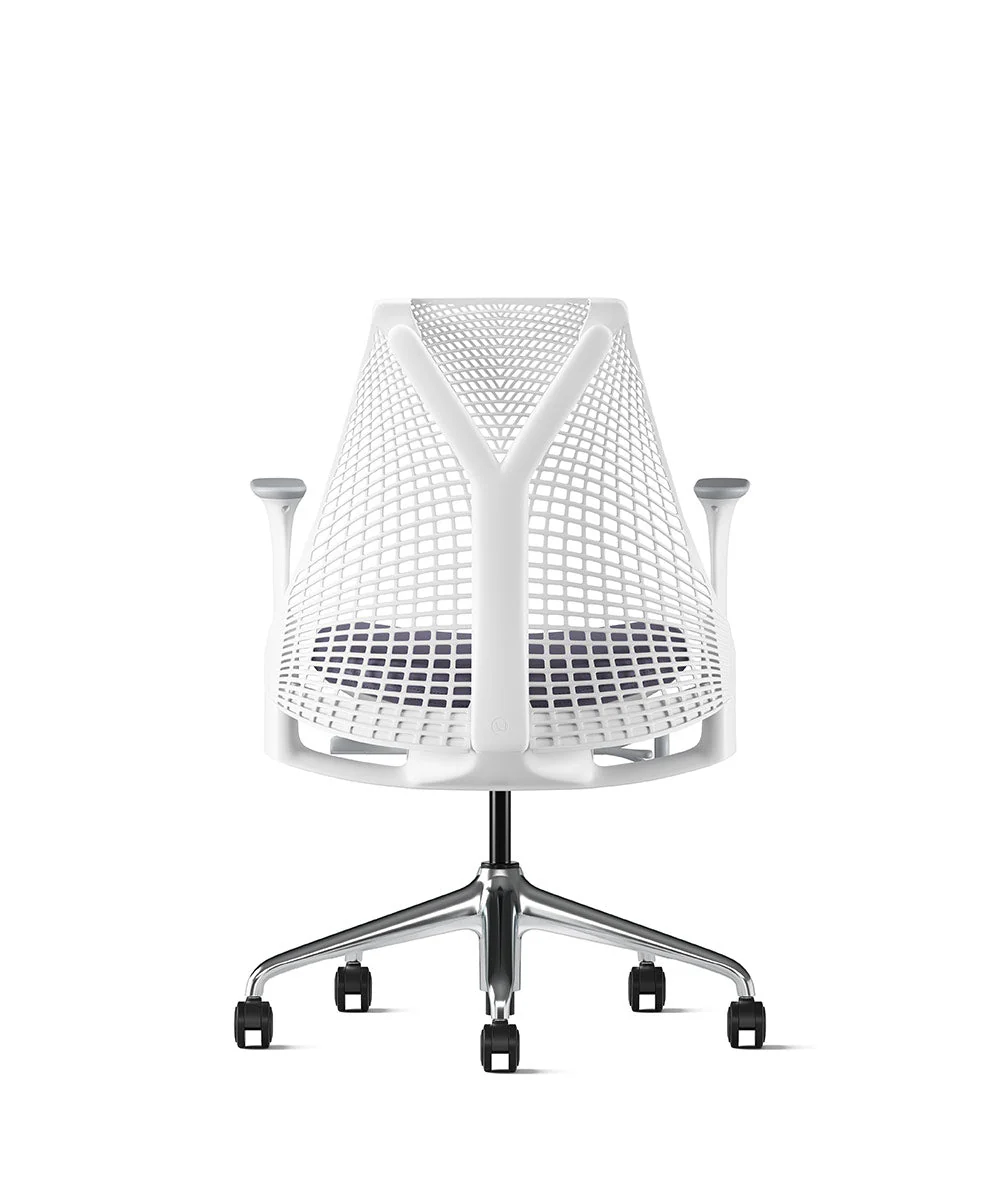 Siège de bureau Sayl* Blanc et aluminium poli - Image 98