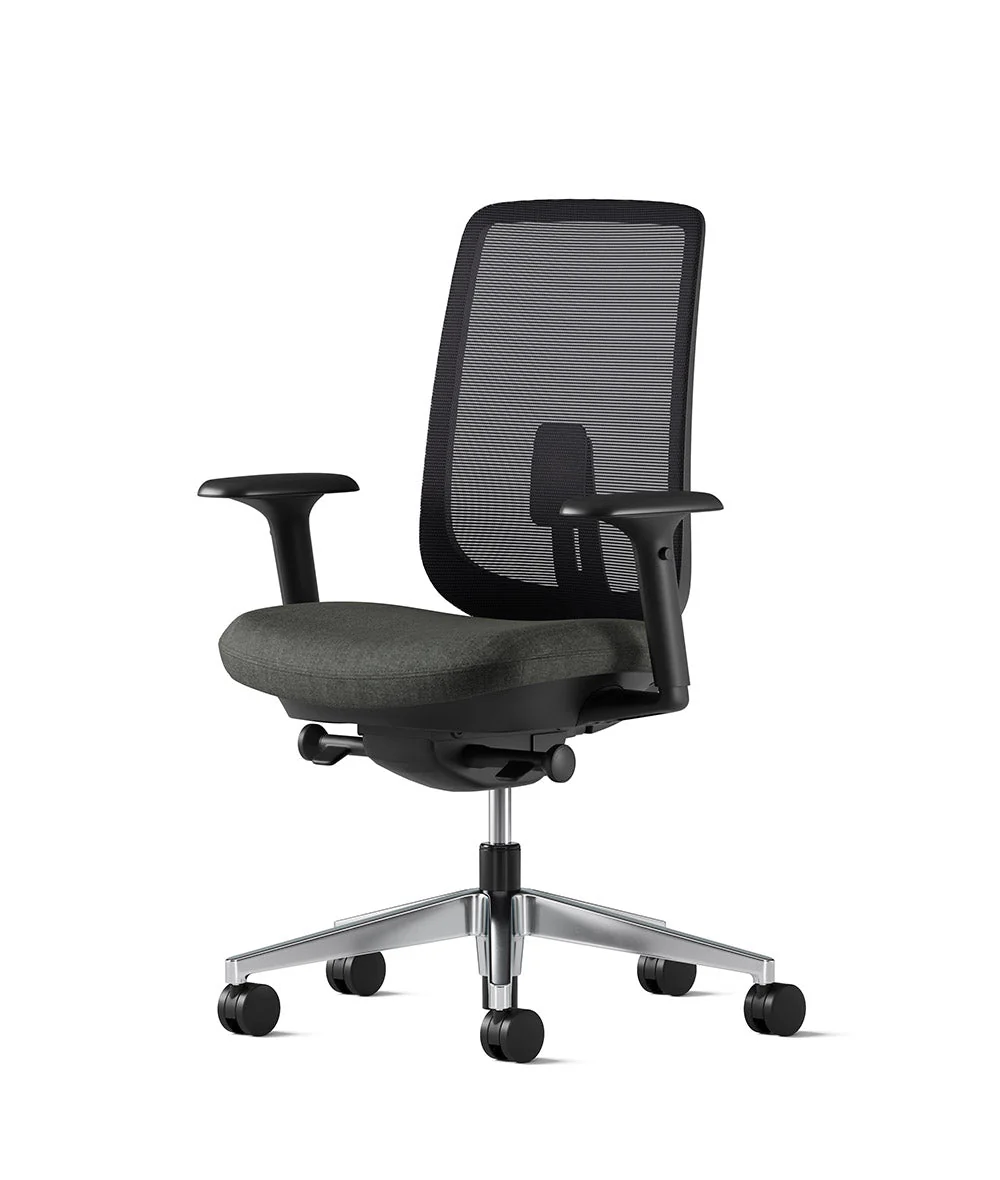 Siège de bureau Verus Suspension* Noir en aluminium poli - Image 50