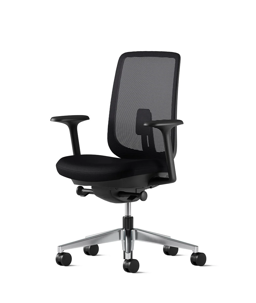 Siège de bureau Verus Suspension* Noir en aluminium poli - Image 62