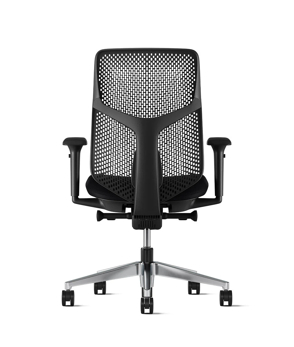 Siège de bureau Verus à dossier Triflex* Noir en aluminium poli - Image 39