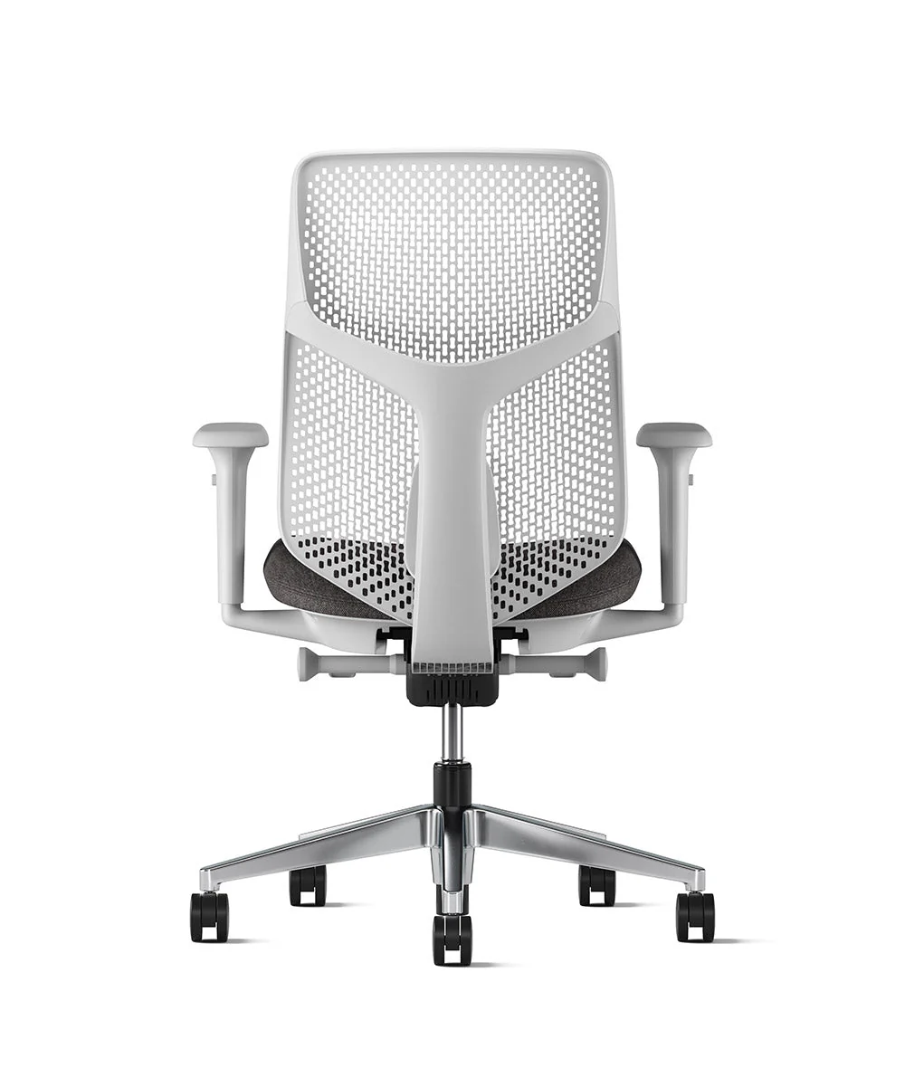 Siège de bureau Verus à dossier Triflex* Mineral en aluminium poli - Image 123