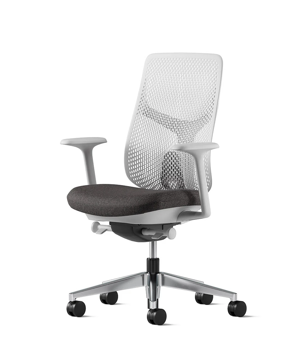 Siège de bureau Verus à dossier Triflex* Mineral en aluminium poli - Image 132